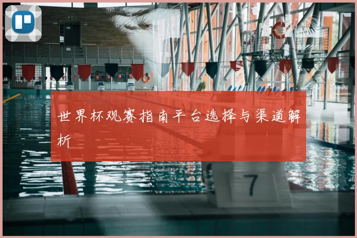 世界杯观赛指南平台选择与渠道解析