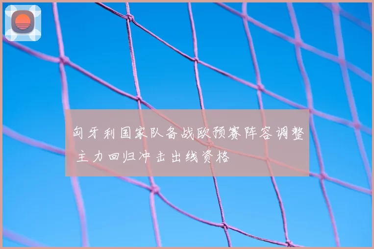 匈牙利国家队备战欧预赛阵容调整 主力回归冲击出线资格